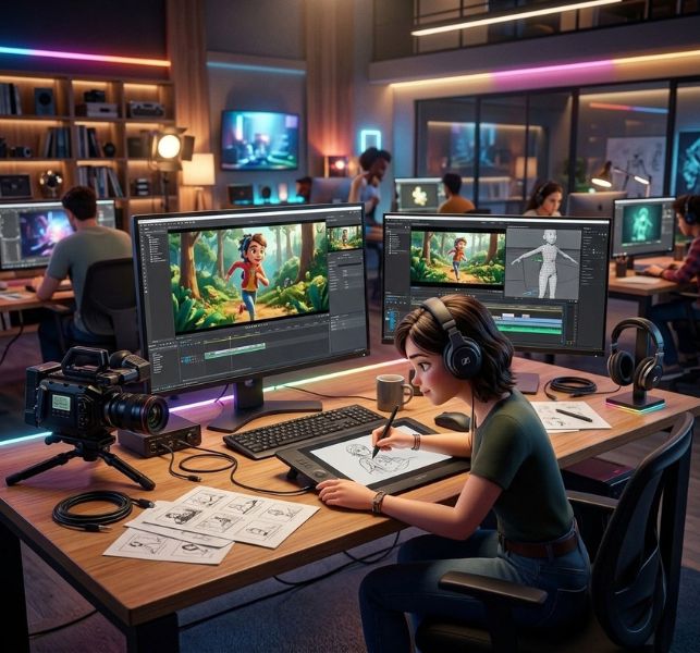 Short-Term Animation & Multimedia Courses in Ameerpet